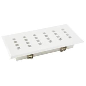DELUXE 24 D.D.K. - 24 LED DİKDÖRTGEN 4LU SIRA Beyaz - Karışık(6500k+3000k) Kuyumcu Aydınlatma