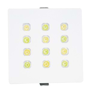 ROCKET 12 K - 12 LED KARE Beyaz - KoyuGünIşığı(2700K) Kuyumcu Aydınlatma