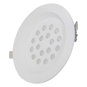 CALIBRE 18 Y.C - 18 LED YUVARLAK Beyaz - Beyaz (6500K) Led Aydınlatma