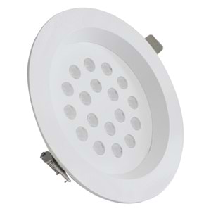 CALIBRE 18 Y.C - 18 LED YUVARLAK Beyaz - Beyaz (6500K) Led Aydınlatma