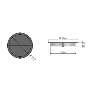 INNER 8 - 8 INCH Beyaz - Gün Işığı (3000K) Led Aydınlatma
