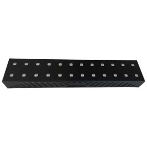 LONG 24 DD.S.U - 24 LED SIVA USTU Siyah - Gün Işığı (3000K) Kuyumcu Aydınlatma