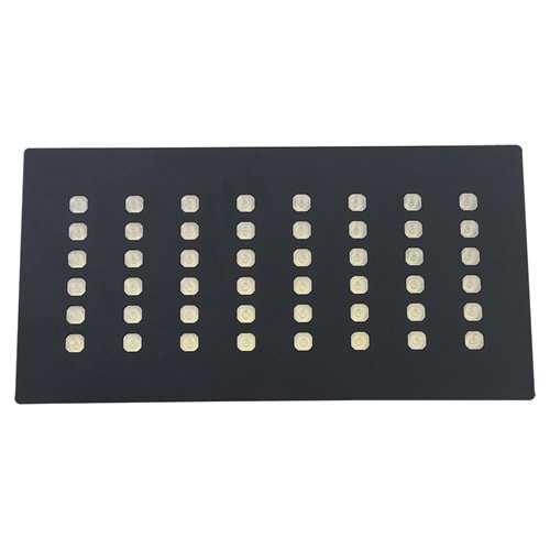 ELECTRA 48 D.D - 48 LED DİKDÖRTGEN Siyah - Gün Işığı (3000K) Led Aydınlatma