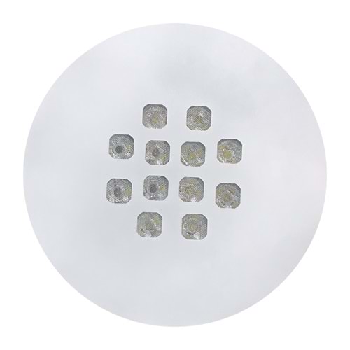 OVALE 12 Y - 12 LED YUVARLAK Beyaz - KoyuGünIşığı(2700K) Vitrin Aydınlatma