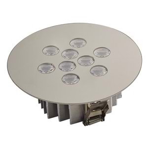 OVALE 9 Y - 9 LED YUVARLAK Krom - Karışık(6500k+3000k) Vitrin Aydınlatma