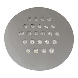 COMPACT 24 Y - 24 LED YUVARLAK Krom - KoyuGünIşığı(2700K) Led Aydınlatma