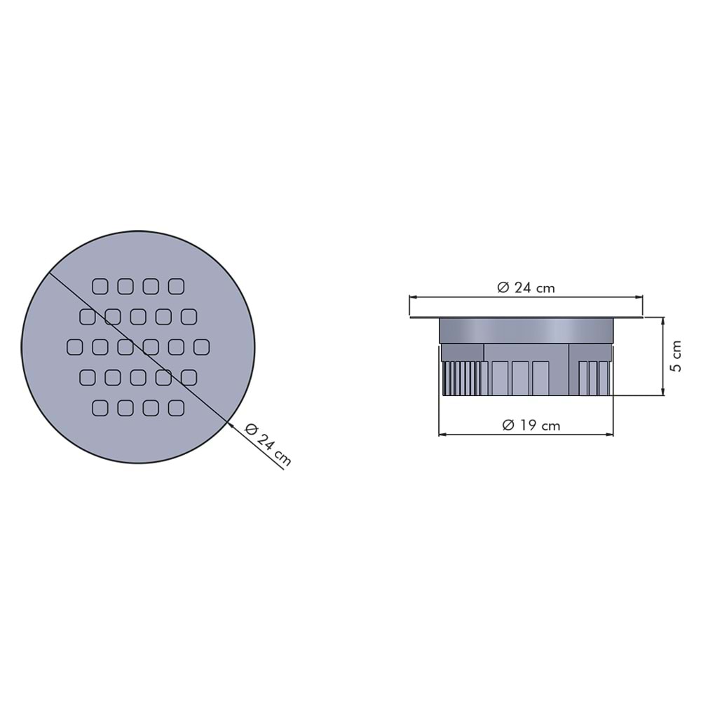 COMPACT 24 Y - 24 LED YUVARLAK Beyaz - Karışık(6500k+3000k) Vitrin Aydınlatma