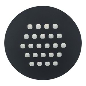 COMPACT 24 Y - 24 LED YUVARLAK Siyah - Gün Işığı (3000K) Kuyumcu Aydınlatma