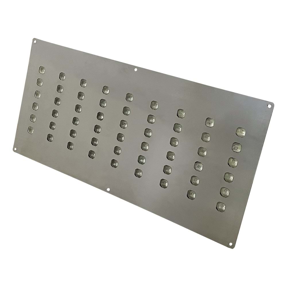 RUBY 54 D.D - 54 LED DİKDÖRTGEN Krom - Beyaz (6500K) Vitrin Aydınlatma