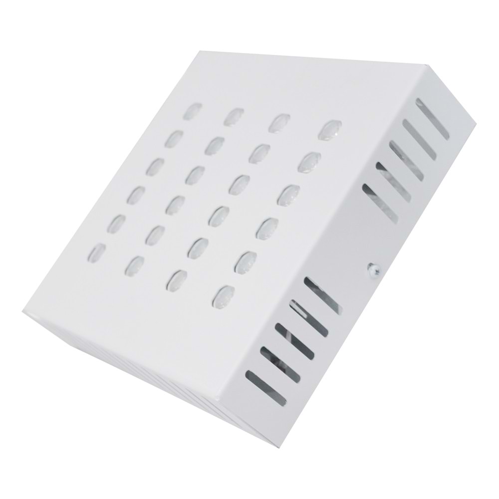 FPS 24 KK.S.U - 24 LED SIVA USTU KARE Beyaz - Beyaz (6500K) Led Armatür