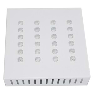FPS 24 KK.S.U - 24 LED SIVA USTU KARE Beyaz - Karışık(6500k+3000k) Vitrin Aydınlatma