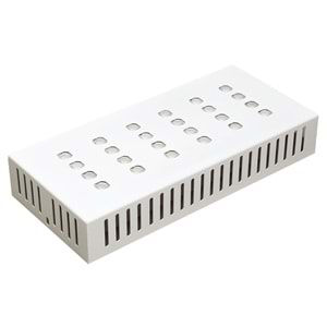DELUXE 24 D.D.S.U - 24 LED SIVA USTU 4LU SIRA DİKDÖRTGEN Beyaz - KoyuGünIşığı(2700K) Led Aydınlatma