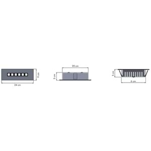 ONLYLIGHT 6 D.D - 6 LI TEKLI SIRA Beyaz - Gün Işığı (3000K) Led Aydınlatma