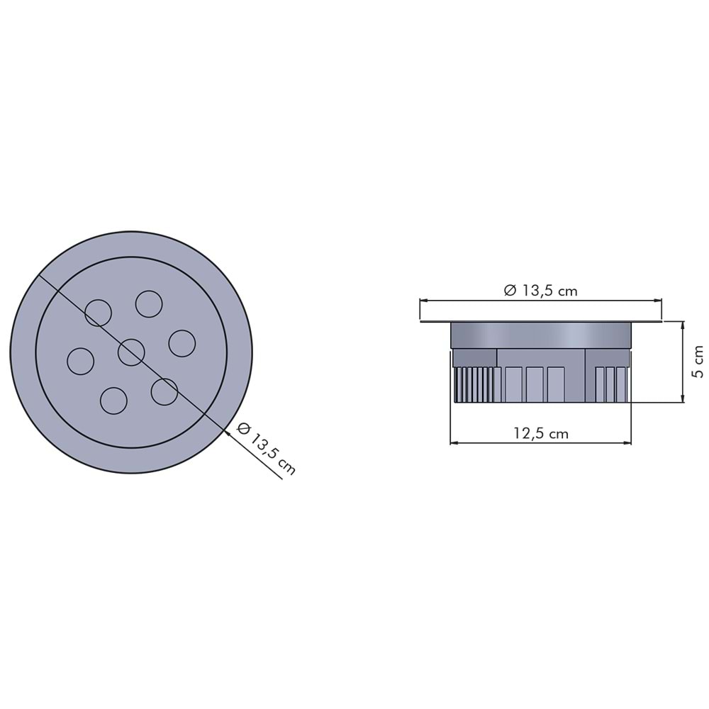 DOWNLIGHT SPOT - ZULTANIT SPOT Beyaz - Beyaz,Mavi,Kırmızı,Yeşilden Oluşan Homojen Renk Led Armatür