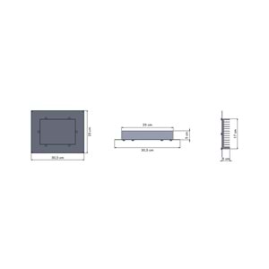210 SMD D.D - 210 LED Krom - Gün Işığı (3000K) Led Aydınlatma