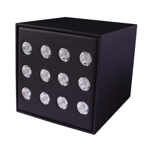 RUBIC-S 12 K Siyah - KoyuGünIşığı(2700K) Led Aydınlatma