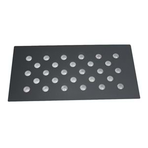 MOZAİK 28 D.D - 28 LED DİKDÖRTGEN Siyah - Karışık(6500k+3000k) Kuyumcu Aydınlatma