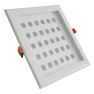 FPS 30 K.C - 30 LED KARE ÇERÇEVELİ Beyaz - Beyaz (6500K) Kuyumcu Aydınlatma
