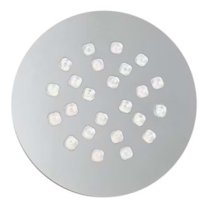 EKO 24 Y - 24 LED EKONOMİK YUVARLAK Krom - KoyuGünIşığı(2700K) Vitrin Aydınlatma