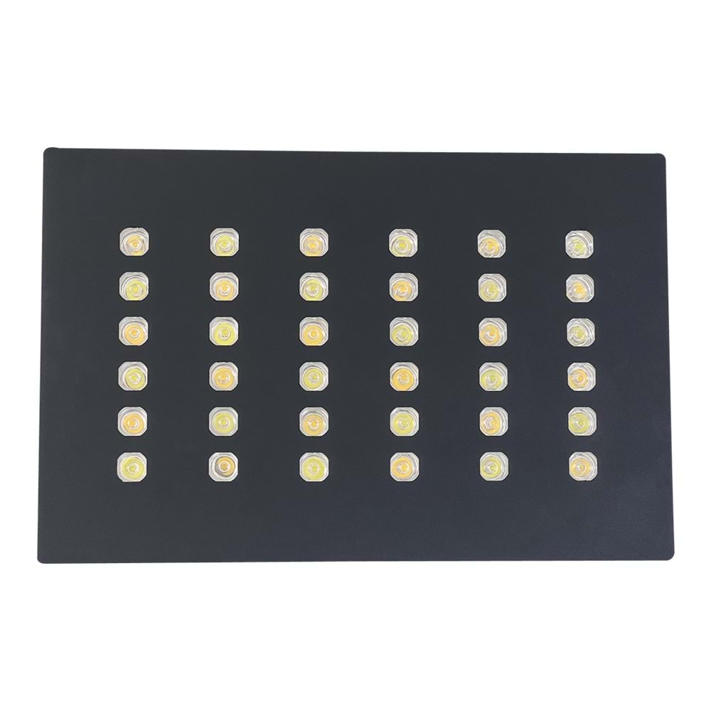 LIGHTBOX 36 D.D - 36 LED DİKDÖRTGEN Siyah - Karışık(6500k+3000k) Kuyumcu Aydınlatma