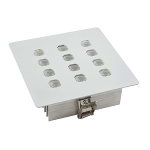 ROCKET 12 K - 12 LED KARE Beyaz - Beyaz (6500K) Vitrin Aydınlatma