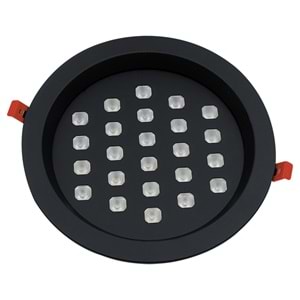 COMPACT 24 Y.C - 24 LED YUVARLAK ÇERÇEVELİ Led Armatür