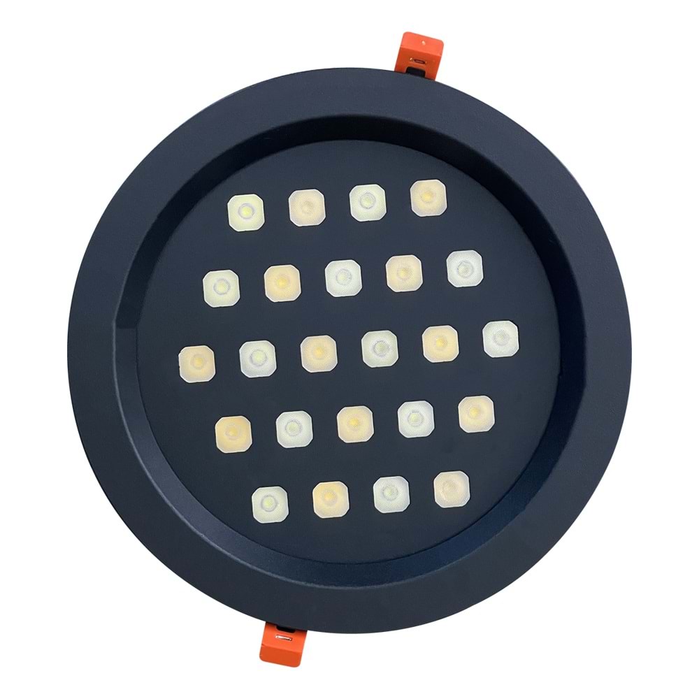 COMPACT 24 Y.C - 24 LED YUVARLAK ÇERÇEVELİ Led Armatür