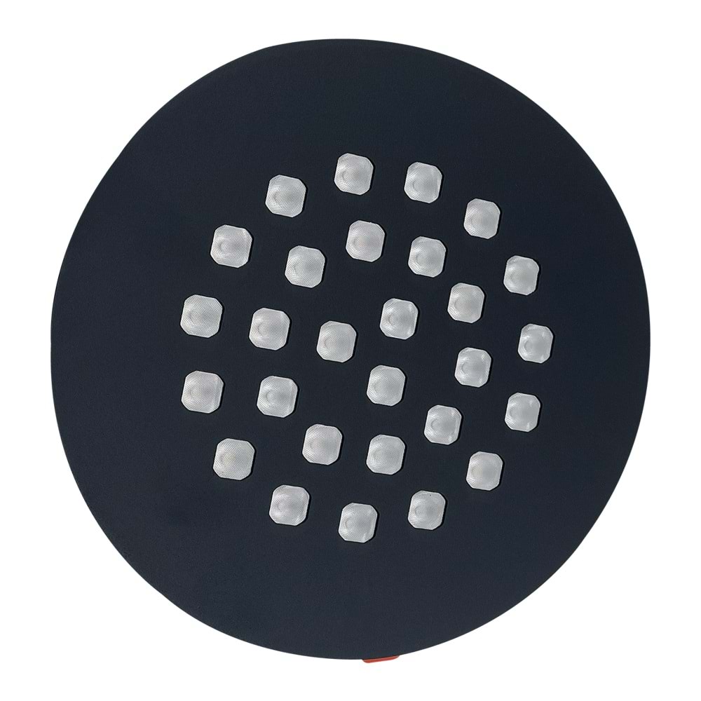 COMPACT 28 Y - 28 LED YUVARLAK Siyah - Beyaz (6500K) Vitrin Aydınlatma