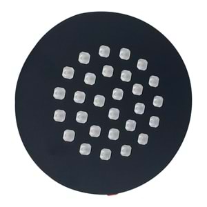 COMPACT 28 Y - 28 LED YUVARLAK Siyah - Beyaz (6500K) Vitrin Aydınlatma