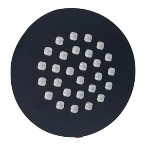 COMPACT 28 Y - 28 LED YUVARLAK Siyah - KoyuGünIşığı(2700K) Kuyumcu Aydınlatma
