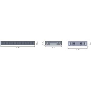 LONG 24 DD.S.U - 24 LED SIVA USTU Beyaz - KoyuGünIşığı(2700K) Vitrin Aydınlatma