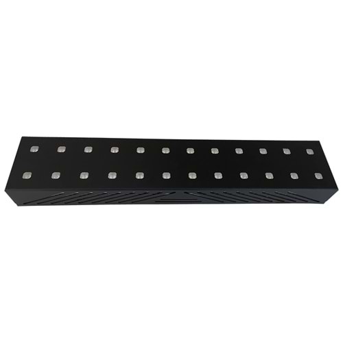 LONG 24 DD.S.U - 24 LED SIVA USTU Siyah - Gün Işığı (3000K) Kuyumcu Aydınlatma